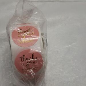 Thank you Stickers 1 Inch 500 pieces Count New